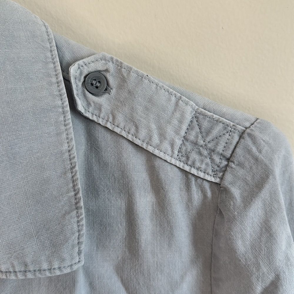 Cloth & Stone Button Down Gray Chambray - image 3